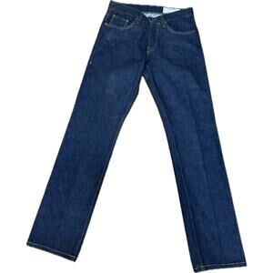 Imogene + Willie Barton Jeans 28L Dark Wash Straight Leg Button Fly
